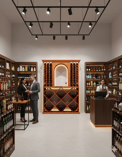 5 Foot Wine Cellar Storage System | 210 Bottle Capacity