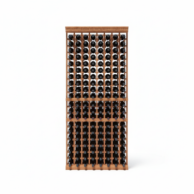 8 Column 7ft Wine Rack Kit | Holds 168 Bottles