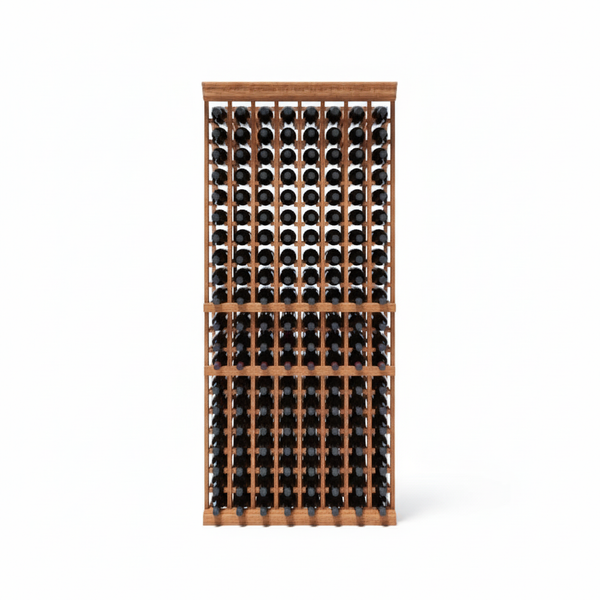 8 Column 7ft Wine Rack Kit | Holds 168 Bottles