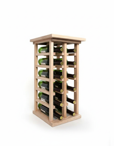 Wine Rack with Tabletop / Tasting Area for 12 standard Bottles