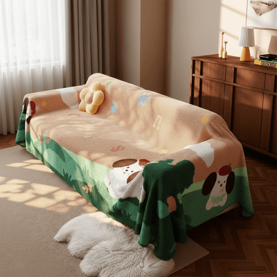 Best Sofa Cover for Dogs – Cozy Couch Blanket Cover with Fabric Couch Covers