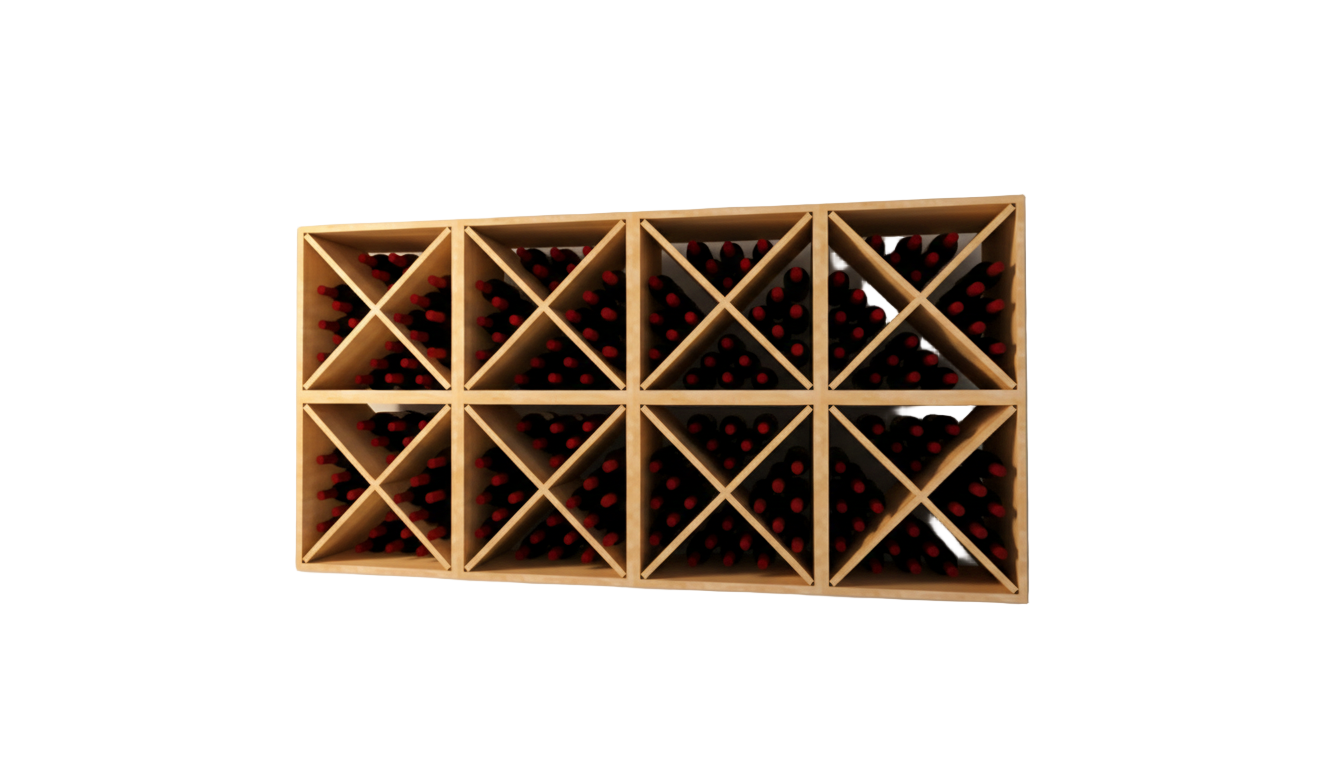 Modular Wine Cube Storage Stackable Design