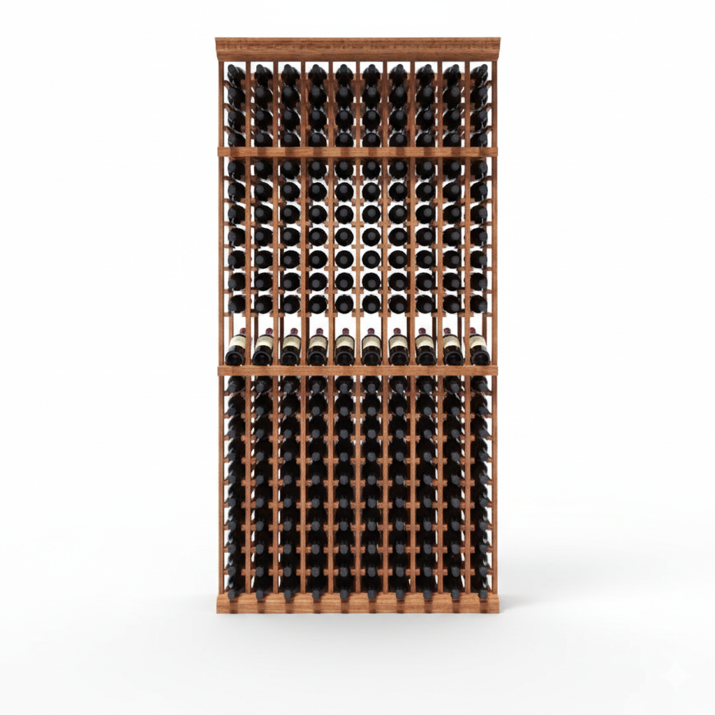 Wine Rack Kit with Display | 230 Bottle 8ft
