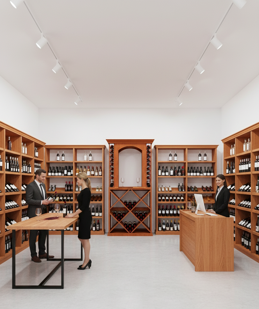 3 Foot Wine Cellar Storage System | 128 Bottle Capacity Wine Racks