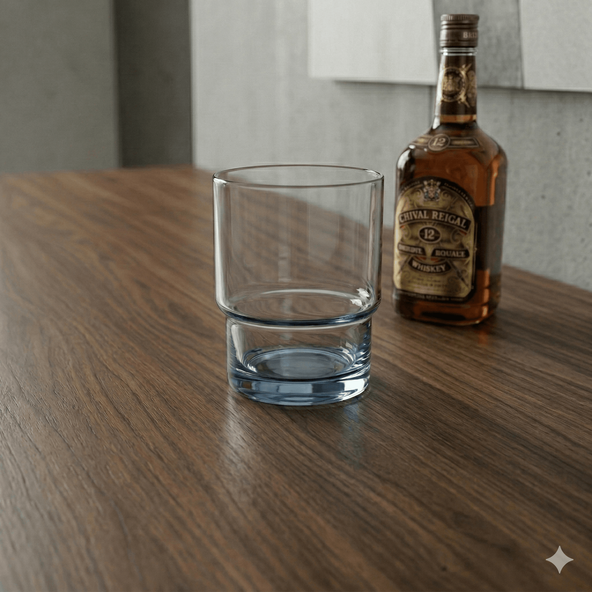 Blue Rock Glass- Set of 4