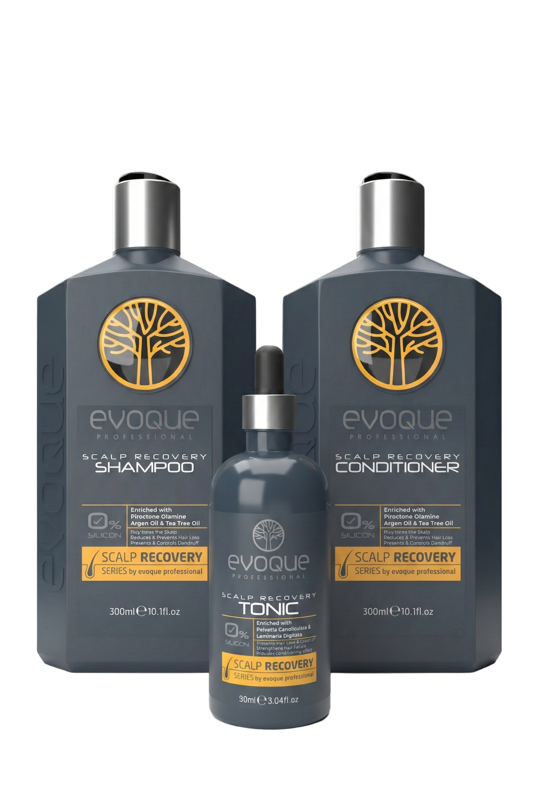 Scalp Recovery Treatment Trio - Shampoo - Conditioner - Tonic