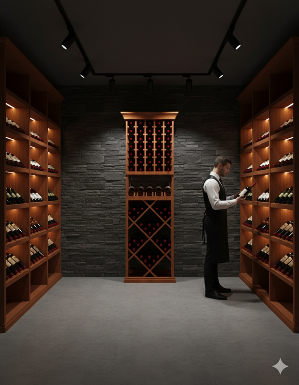 2 Foot Wine Cellar Storage System | 105 Bottle Capacity