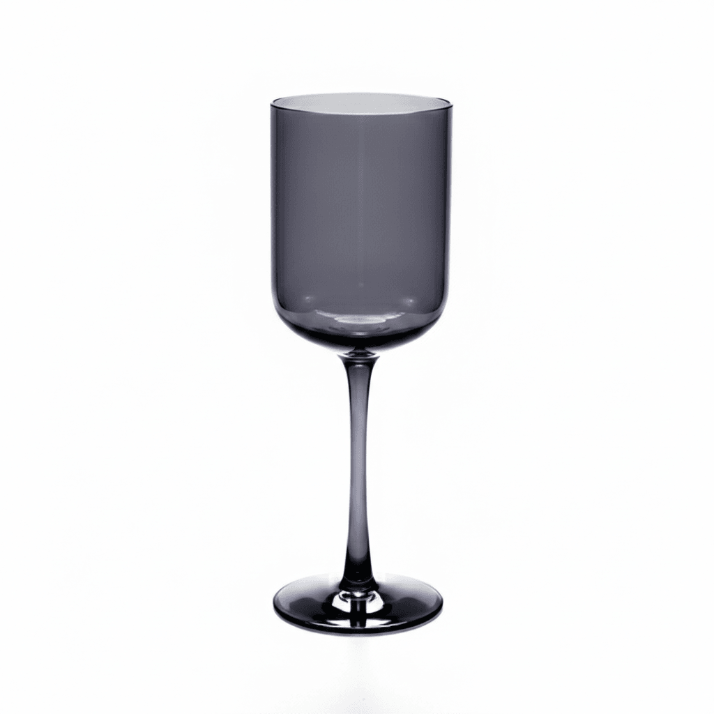 Smoky stemmed Wine Glass - Set of 4