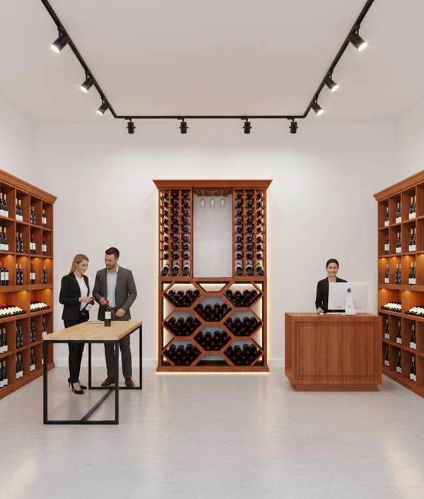 4 Foot Wine Cellar Storage System | 179 Bottle Capacity