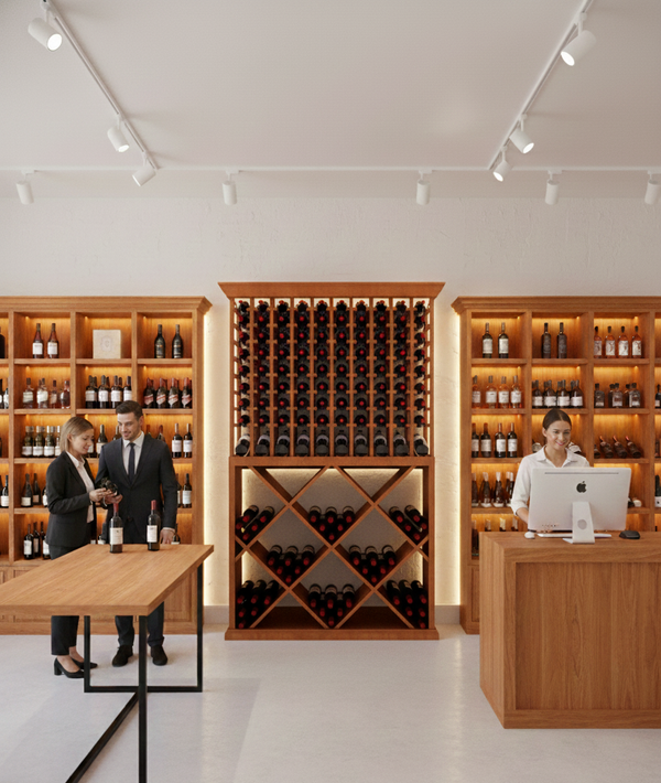 4 Foot Wine Cellar Storage System | 220 Bottle Capacity