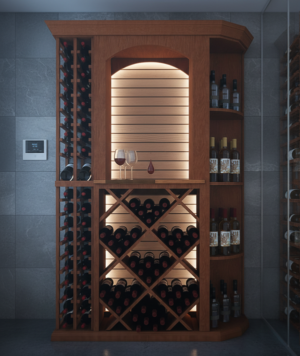 4 Foot Wine Cellar Storage System | 148 Bottle Capacity Wine Racks