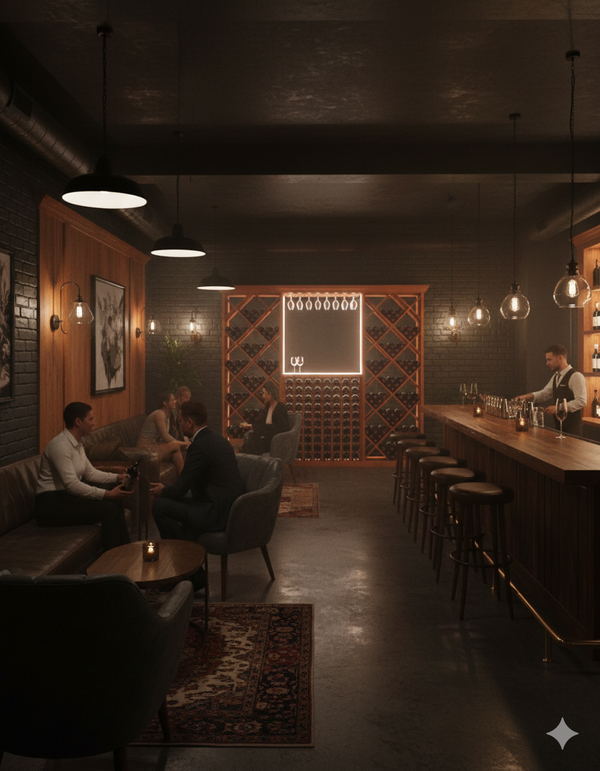 8 Foot Wine Cellar Storage System | 390 Bottle Capacity