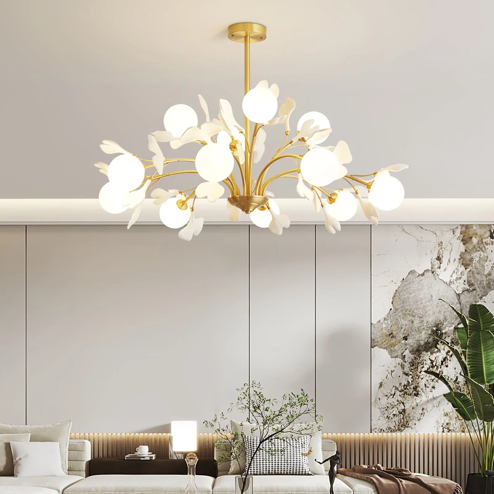 Gingko Chandelier