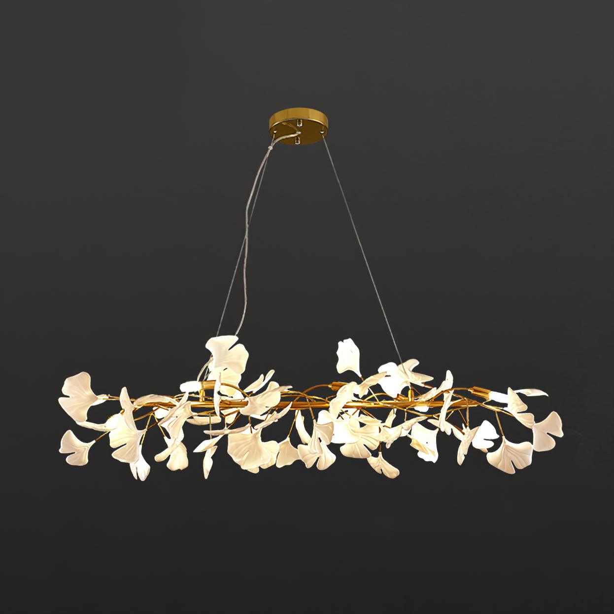 Gingko Ceramic Chandelier M