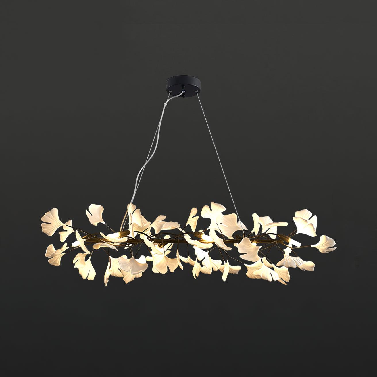 Gingko Ceramic Chandelier M