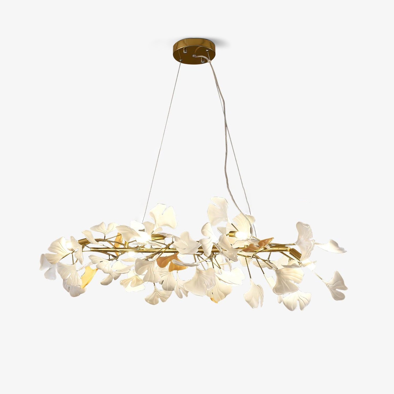 Gingko Ceramic Chandelier M