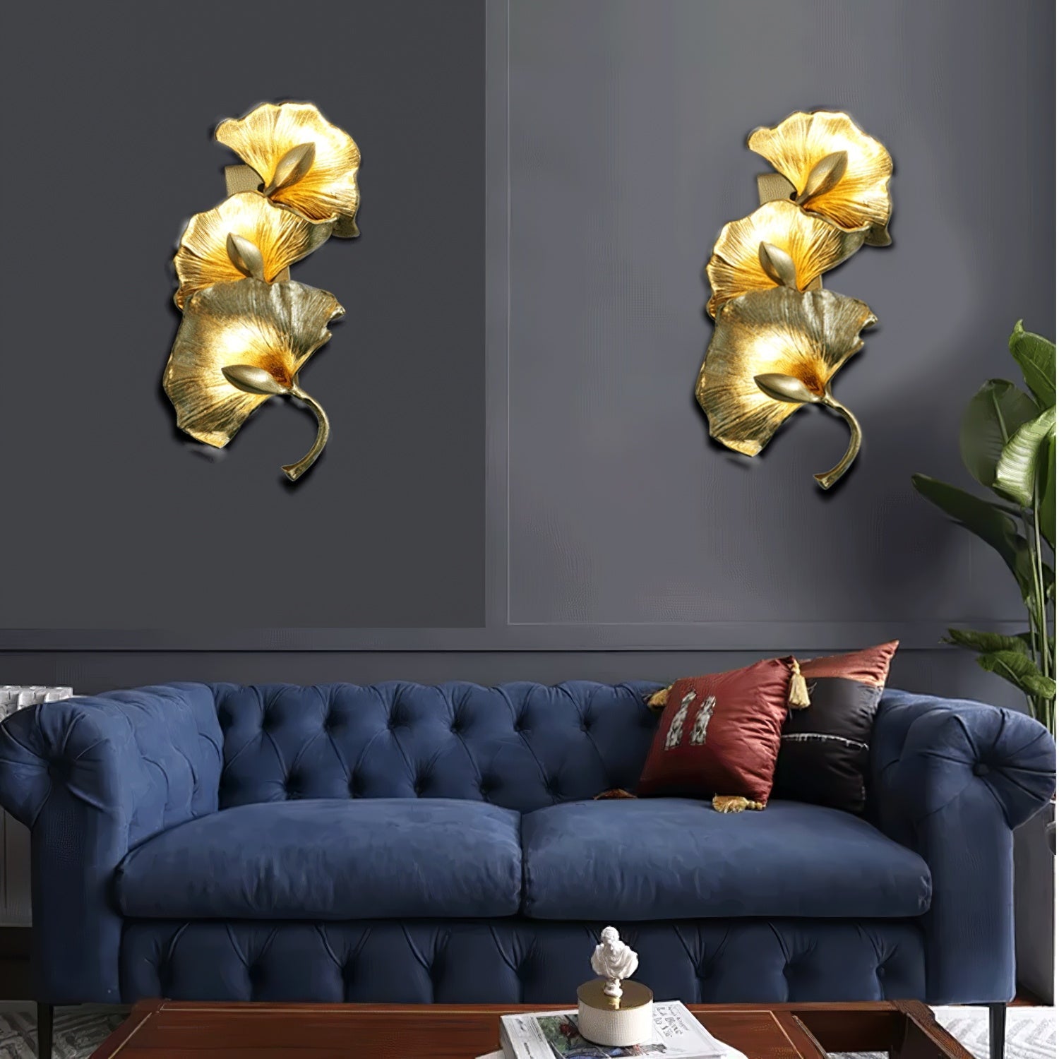 Ginkgo Leaf Wall Lamp