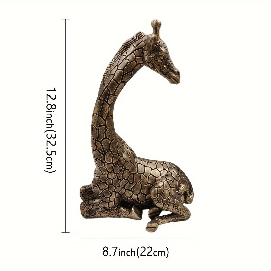 Giraffe Sculpture - Decorative Animal Figurine
