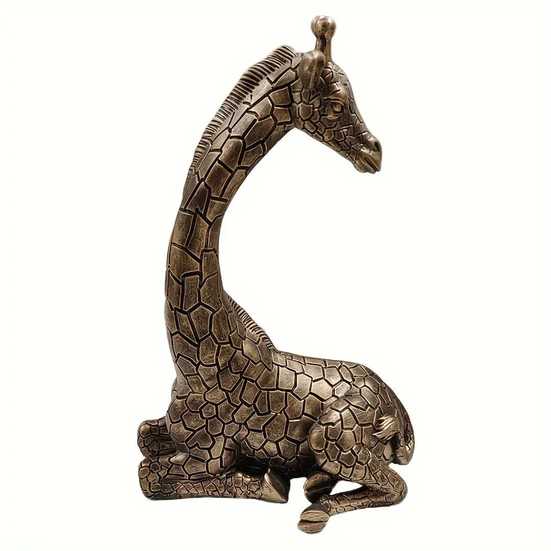 Giraffe Sculpture - Decorative Animal Figurine
