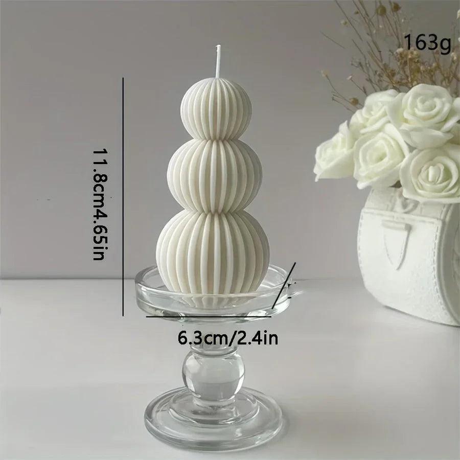 Glass Candle - Sandalwood Scented