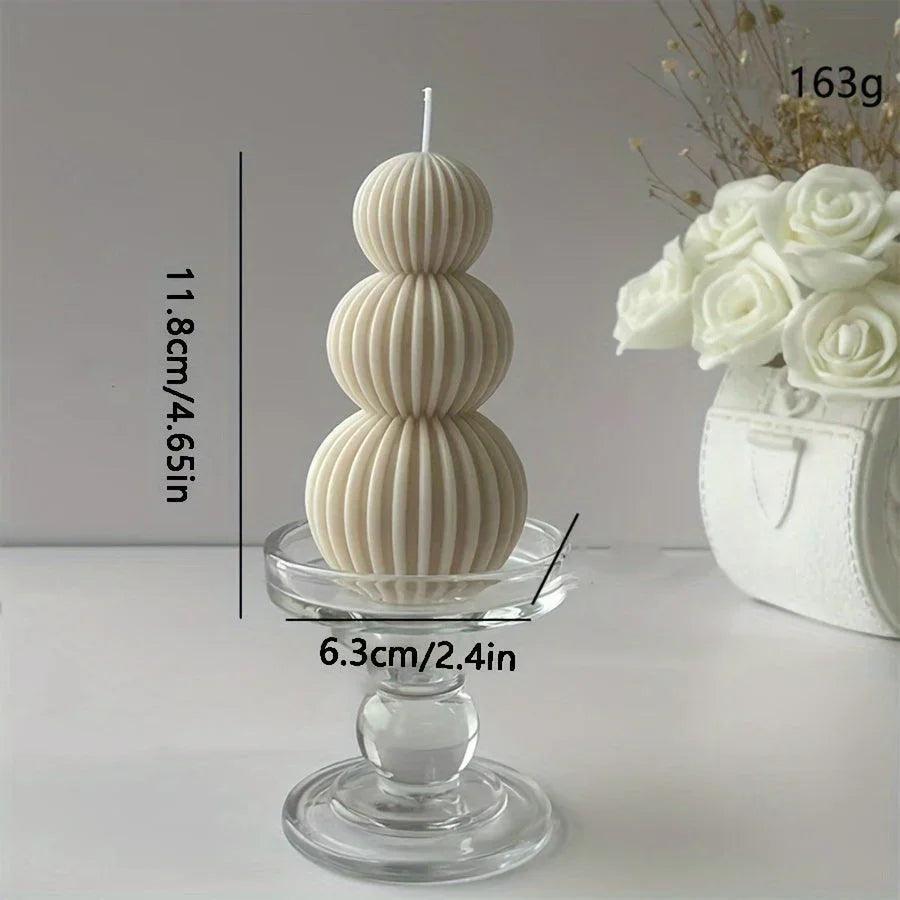 Glass Candle - Sandalwood Scented
