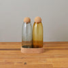 Glass & Cork Cruet, Set of 2