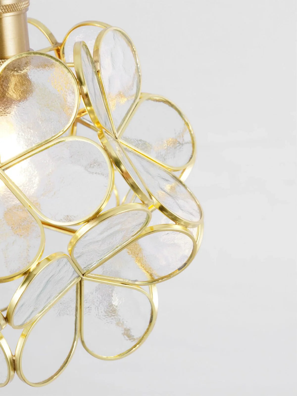 Glass Petal Pendant Lights