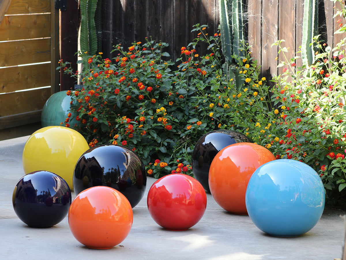 Outdoor Decorative Sphere Glazed By Plantatorem