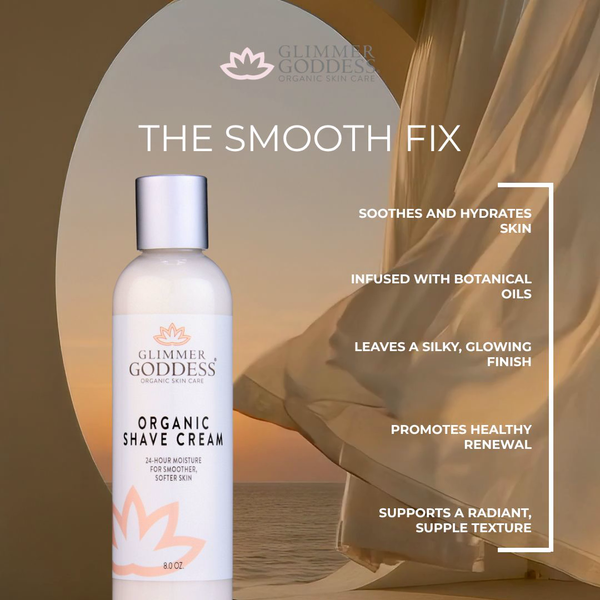 Organic Shave Cream for Sensitive Skin – Hydrating Formula