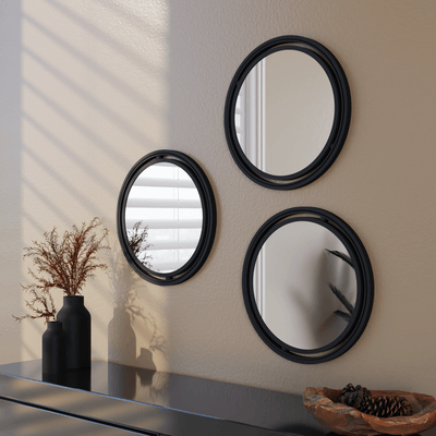 SET OF 3 GLOBE Mirror