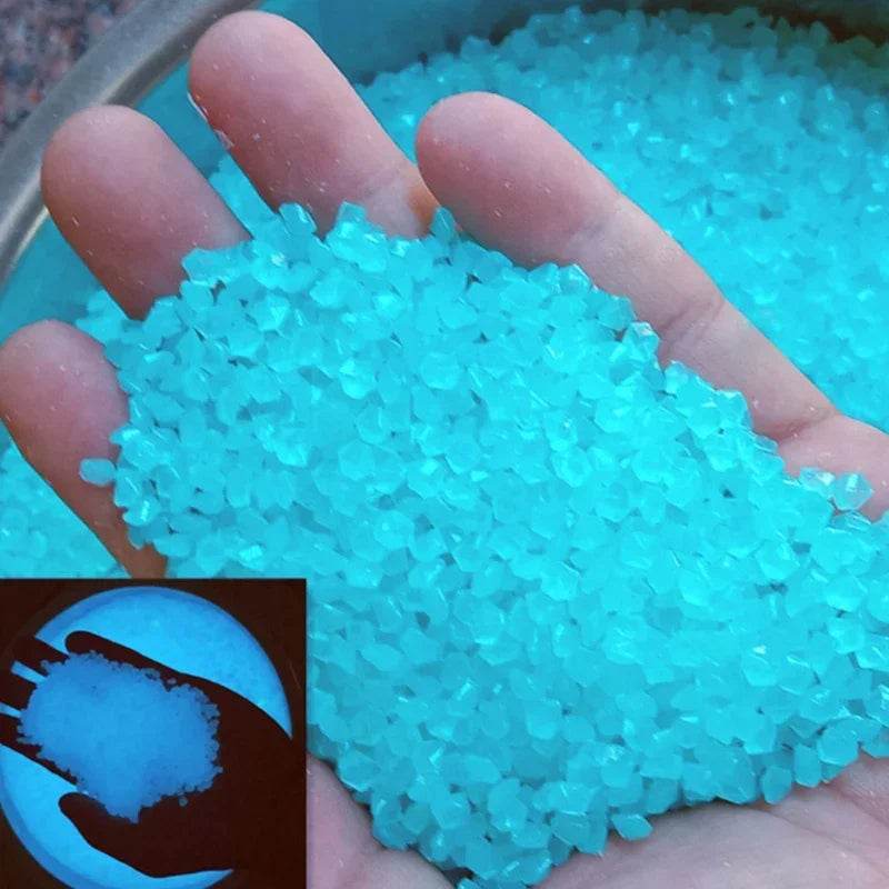 Glow in the Dark Pebbles – Luminous Stones for Garden, Path, Lawn & Aquarium Decor