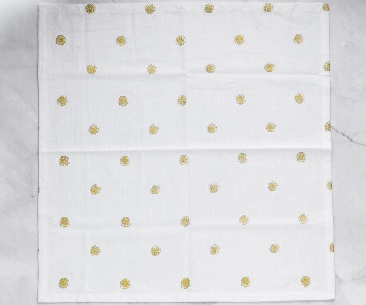 Printed Napkins - Metallic Gold Foil Napkins