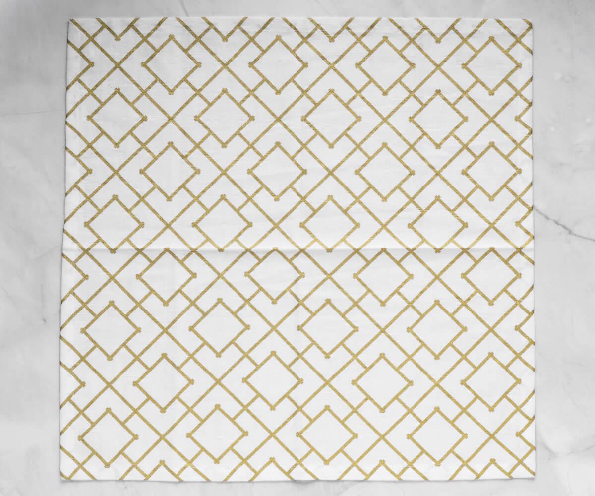 Printed Napkins - Metallic Gold Foil Napkins