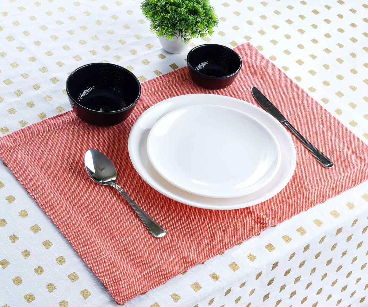 Printed Napkins - Metallic Gold Foil Napkins