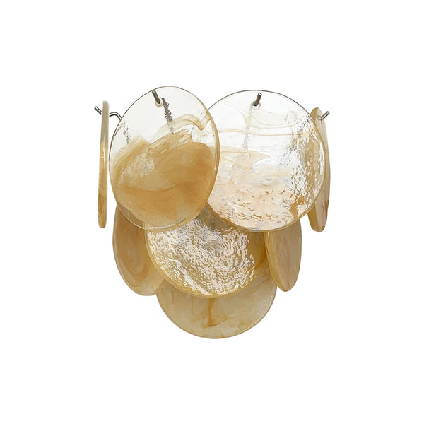 Gold Vintage Murano Glass Wall Lamp