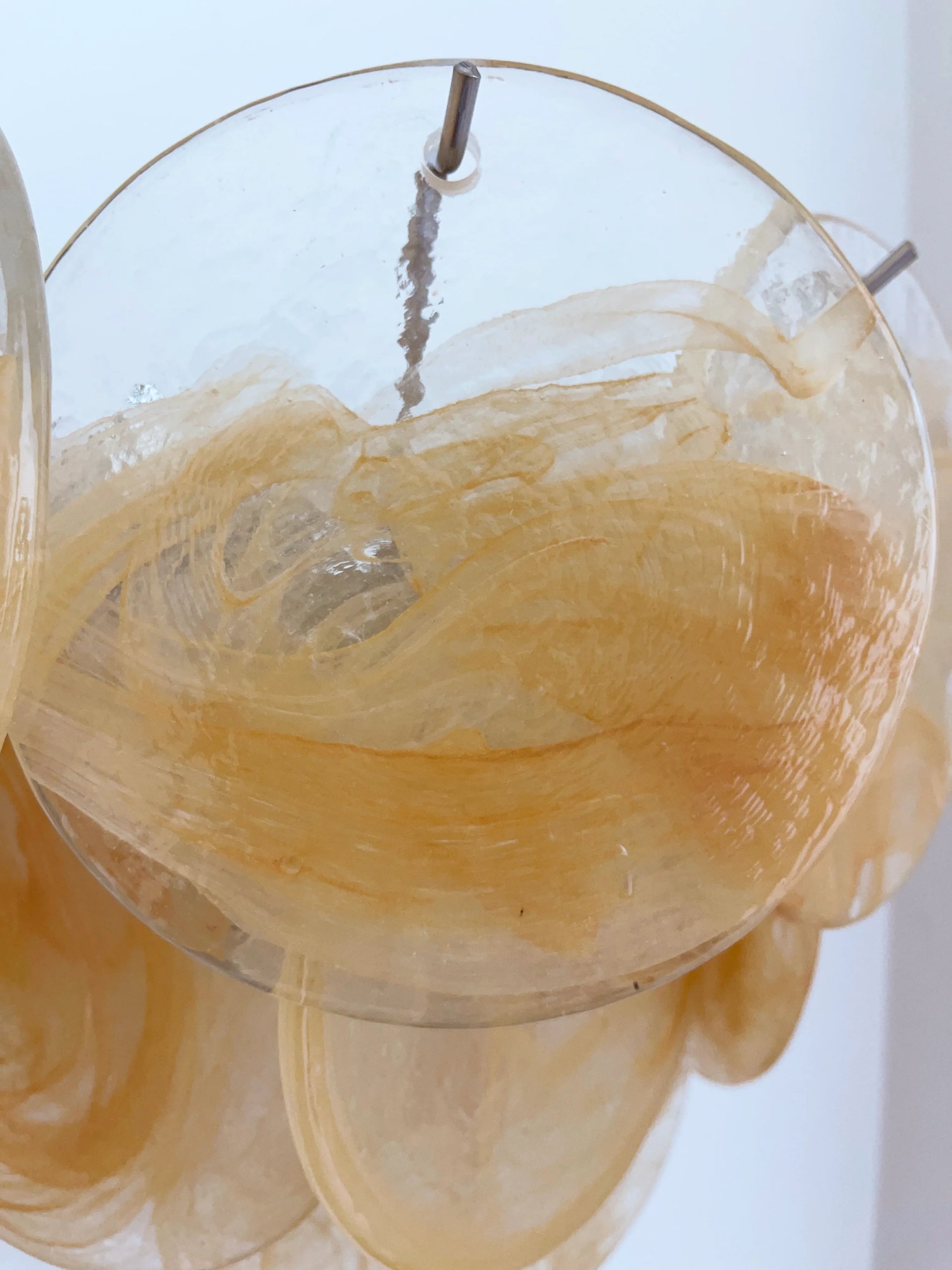 Gold Vintage Murano Glass Wall Lamp