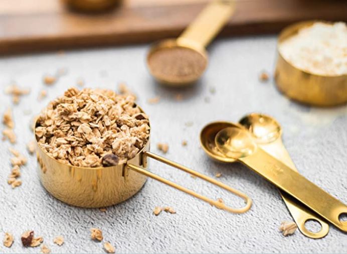 Plated Measuring Cups & Spoons Set