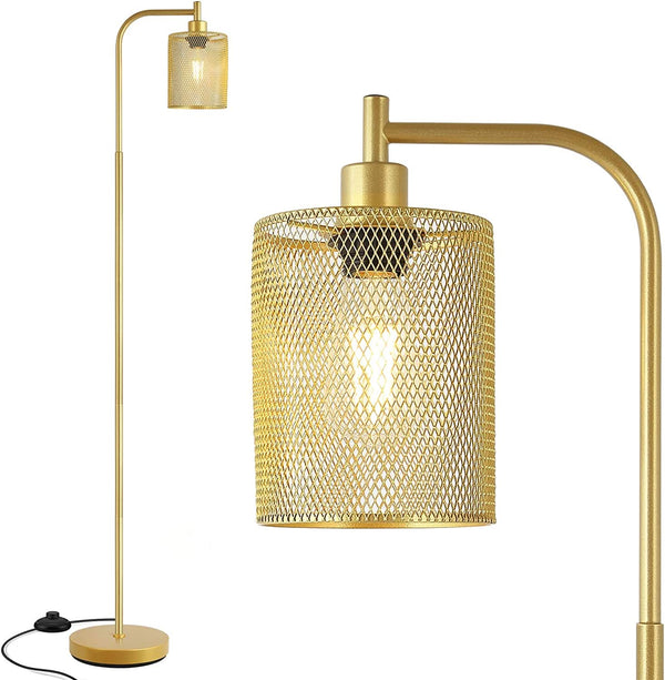 Gold Floor Lamp Iluminating