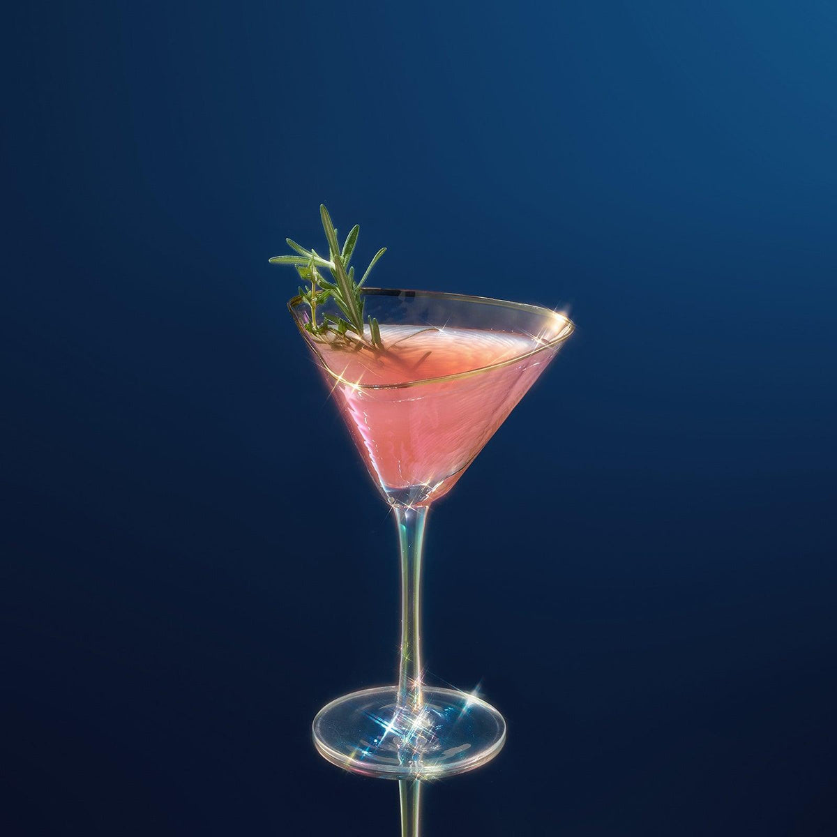 Dulce Martini Cocktail Glassware, Set of 2