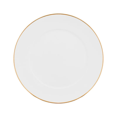 Gold Rimmed Charger Plate