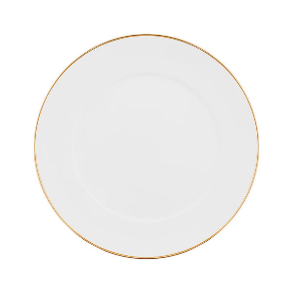 Gold Rimmed Charger Plate