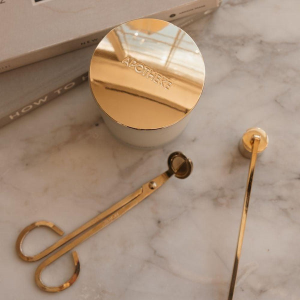 Gold Classic Candle Lid