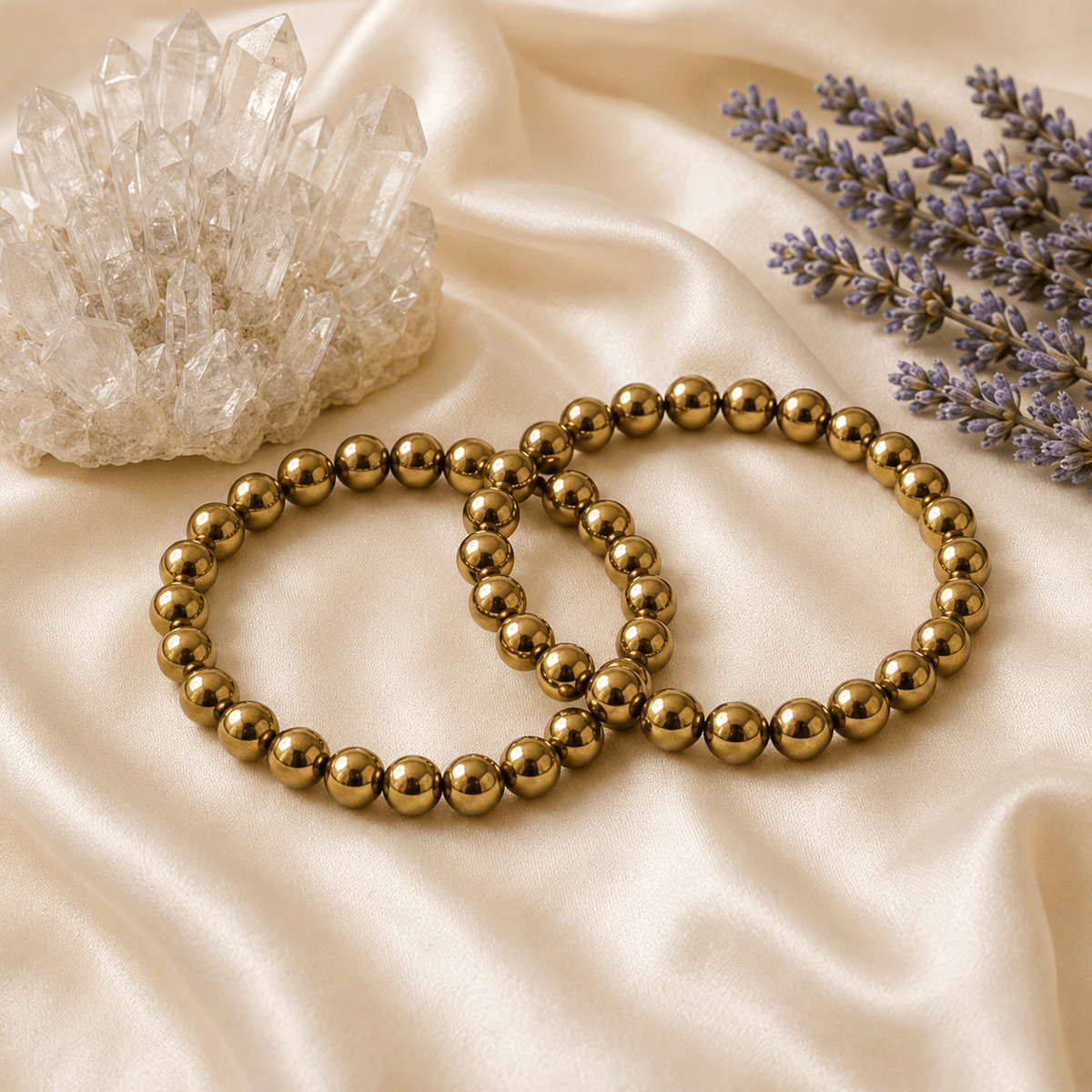Golden Hematite Bracelet (Grounding and Courage)