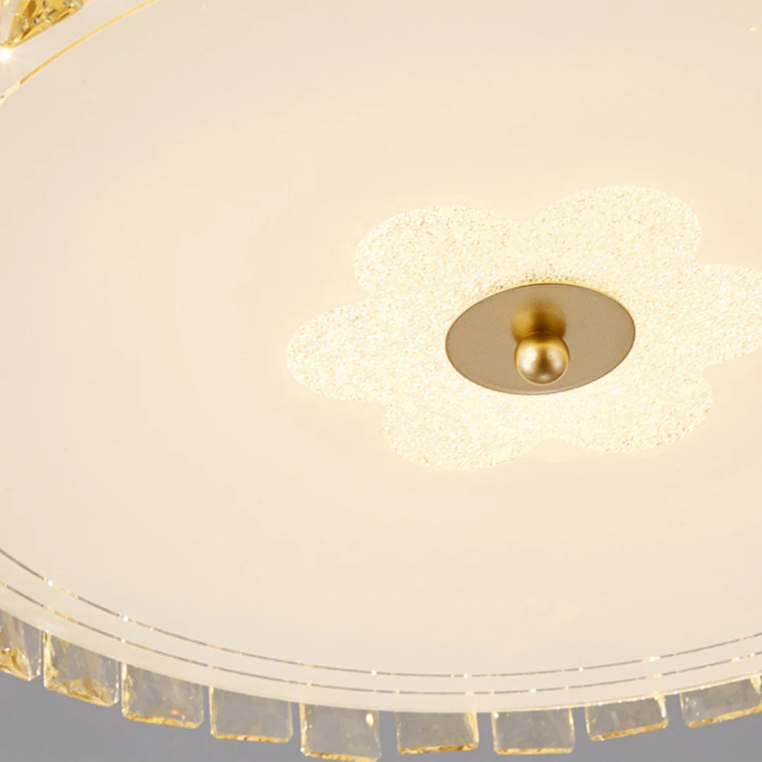 Golden Crystal Ceiling Lamp
