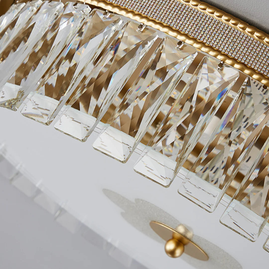 Golden Crystal Ceiling Lamp