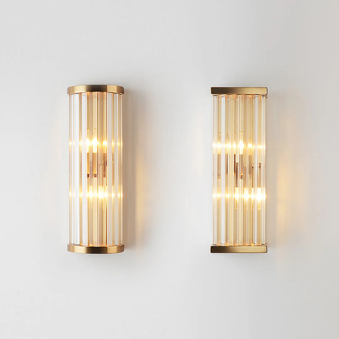 Golden Crystal Wall Lamp