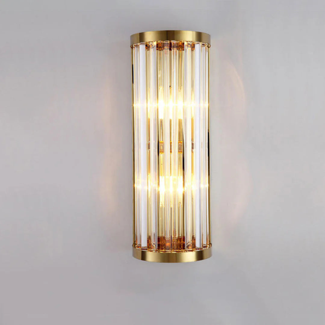 Golden Crystal Wall Lamp
