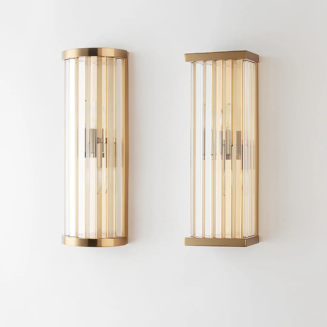 Golden Crystal Wall Lamp