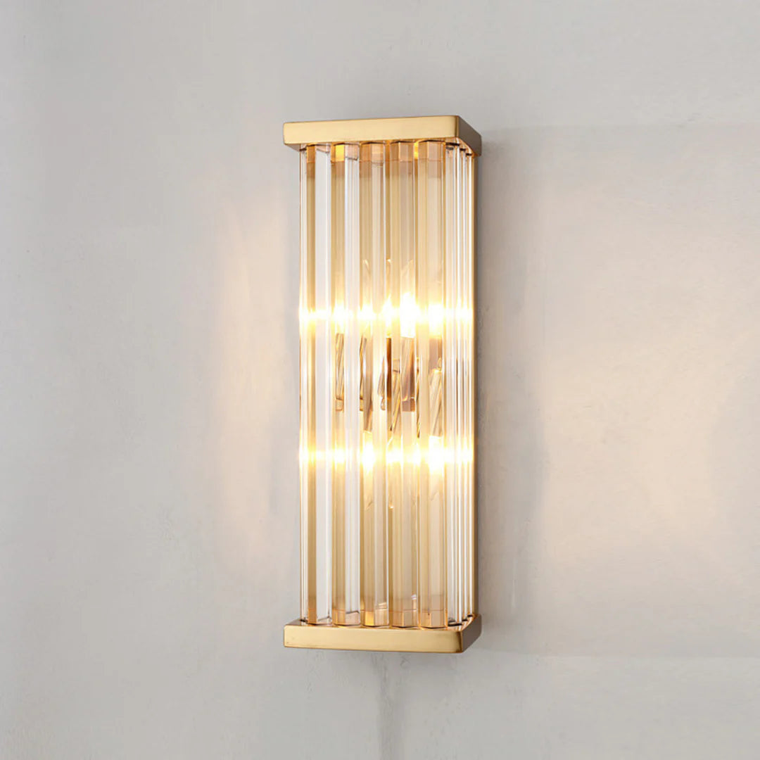 Golden Crystal Wall Lamp