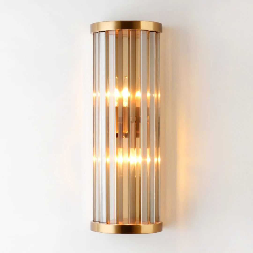 Golden Crystal Wall Lamp